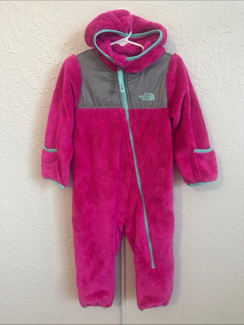 The North Face Fleece Hooded Bunting One-Piece Size 12-18M